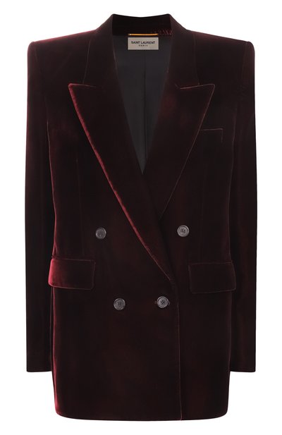 Женский бархатный жакет SAINT LAURENT, арт. 739698/Y525R