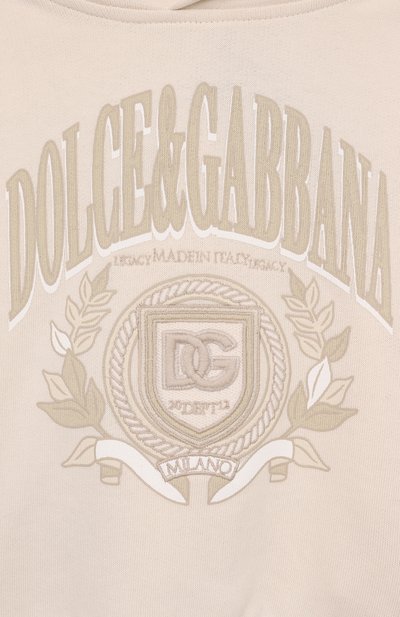 Хлопковое худи DOLCE & GABBANA, арт. L4JWLV/G705B/2-6, фото 3