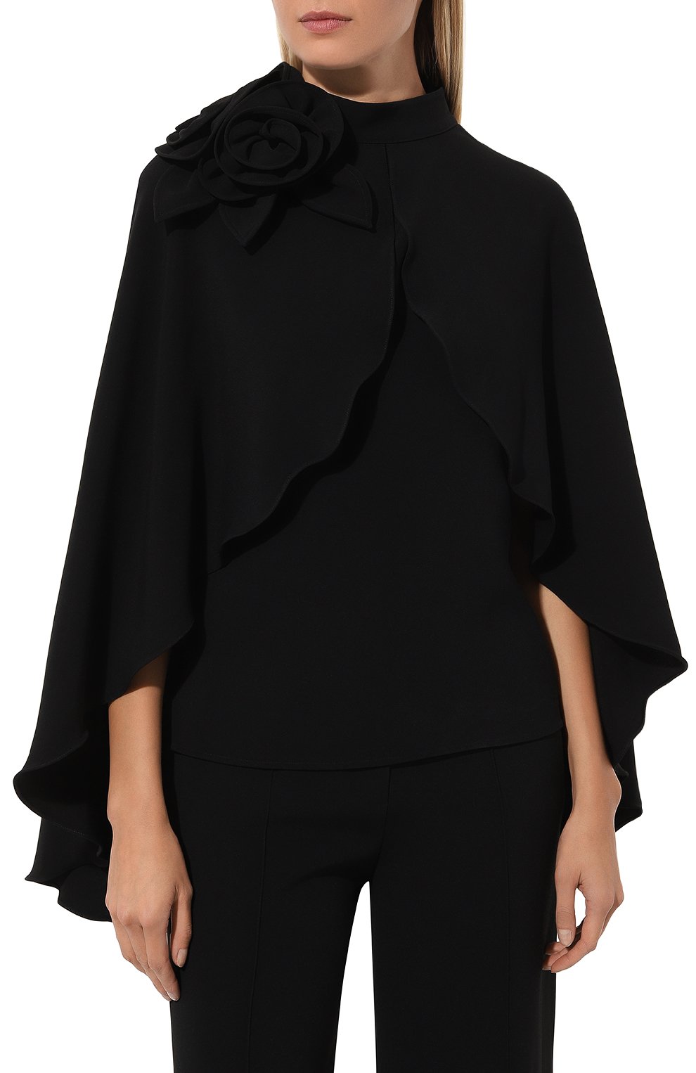 Блузка из шелка и хлопка ELIE SAAB, арт. T0126, фото 3