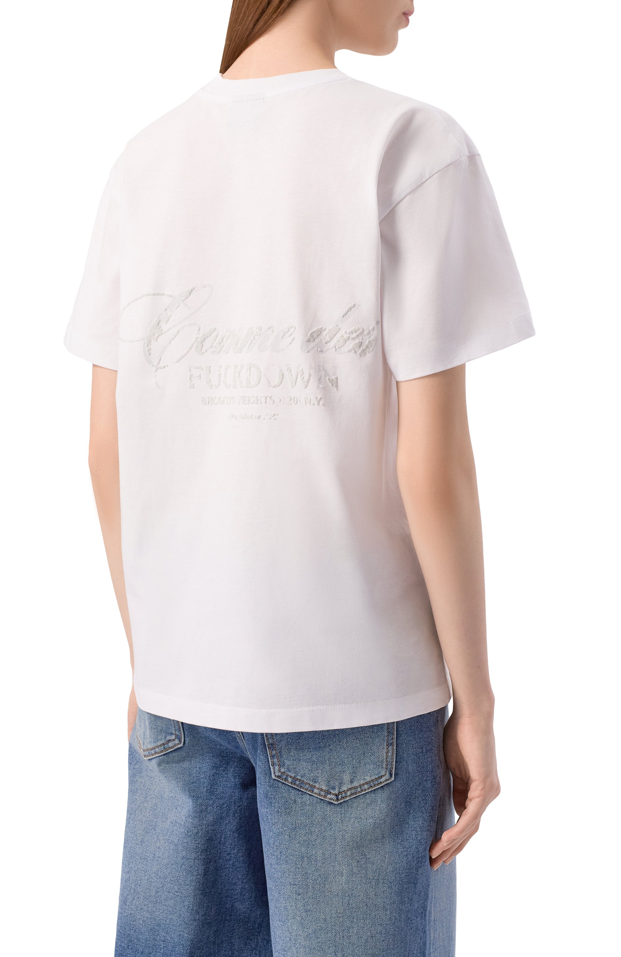 Хлопковая футболка COMME DES FUCKDOWN, арт. CFABW01397, фото 4