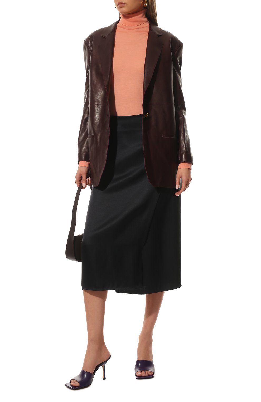 Шерстяная водолазка JIL SANDER кораллового цвета по цене 99500 руб., арт. JSCU753301-WUY20008, фото 2 Шерстяная водолазка JIL SANDER, арт. JSCU753301-WUY20008, фото 2