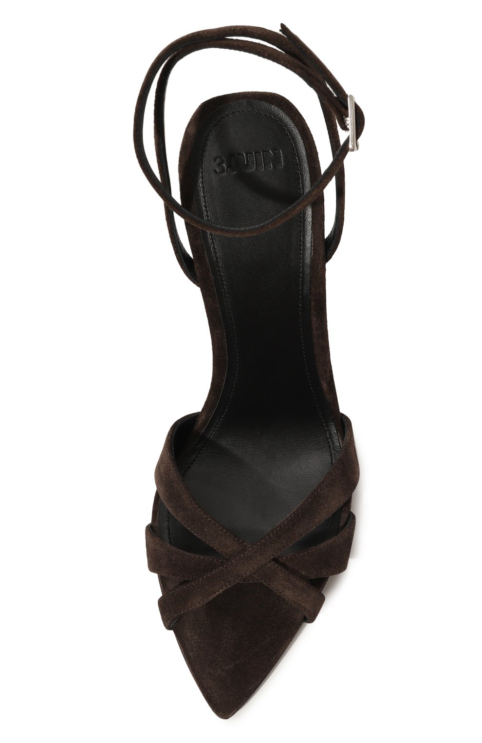 Замшевые босоножки pamela 100 3JUIN, арт. 325WC001.S.0877Y57, фото 6