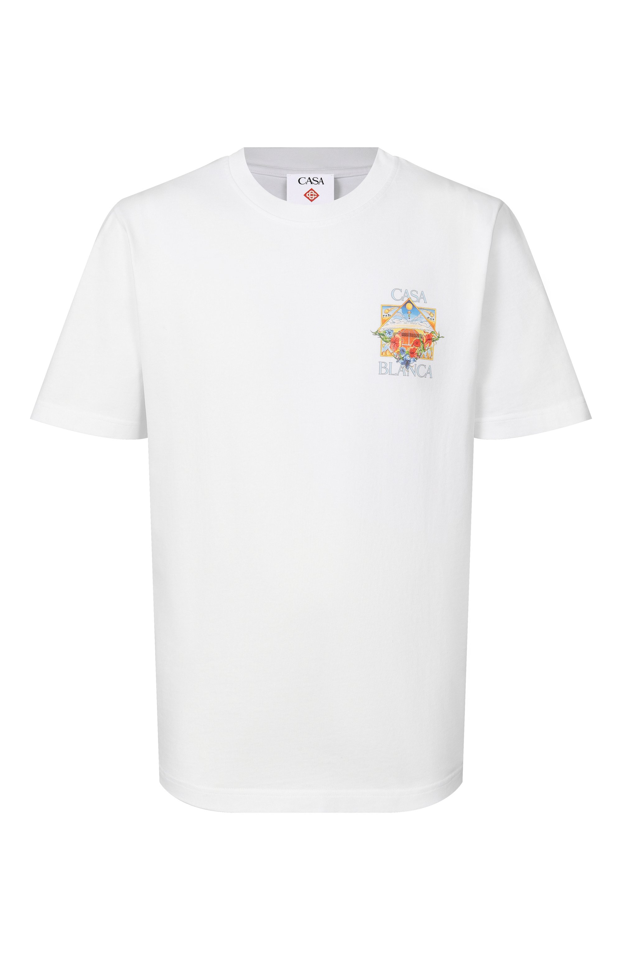 Хлопковая футболка CASABLANCA, арт. M-SS26-JTS-001-13, фото 1