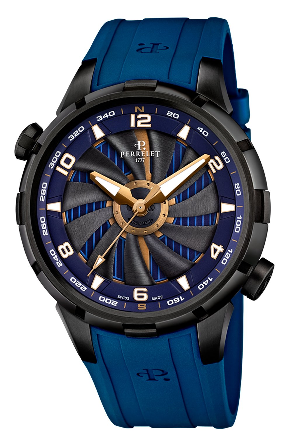 Часы turbine yacht PERRELET бесцветного цвета по цене 830200 руб., арт. A1088/1, фото 1 Часы turbine yacht PERRELET, арт. A1088/1, фото 1