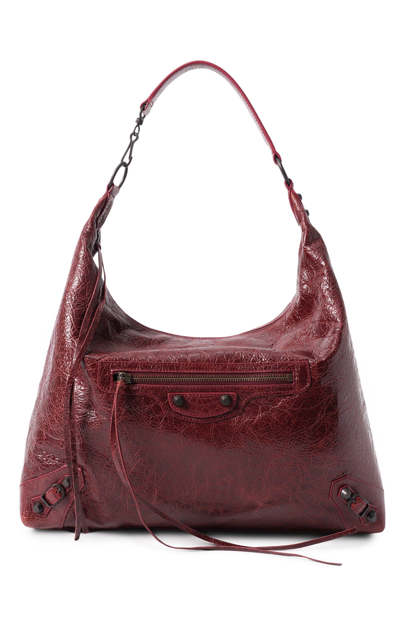 Сумка le city medium BALENCIAGA бордового цвета по цене 324500 руб., арт. 873199/2ABEK, фото 1 Сумка le city medium BALENCIAGA, арт. 873199/2ABEK, фото 1