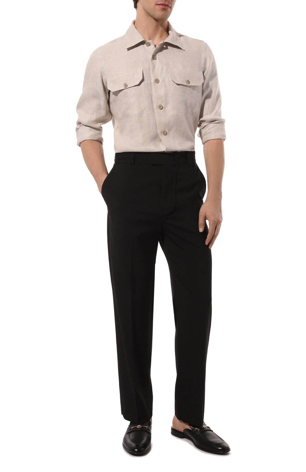 Льняная рубашка ELEVENTY PLATINUM, арт. G75CAMF07 TES0G079, фото 2