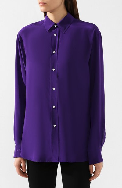 Шелковая рубашка POLO RALPH LAUREN, арт. 211777278, фото 3