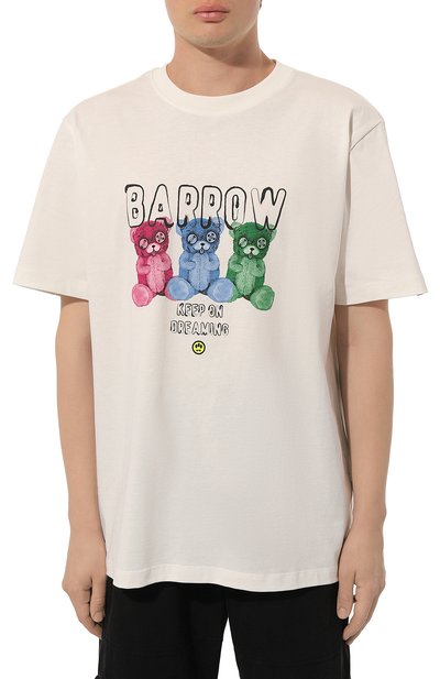 Хлопковая футболка BARROW, арт. F4BWMATH061, фото 3