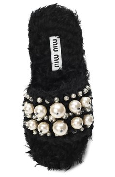 Текстильные шлепанцы MIU MIU, арт. 5XX535-324-F0002, фото 4