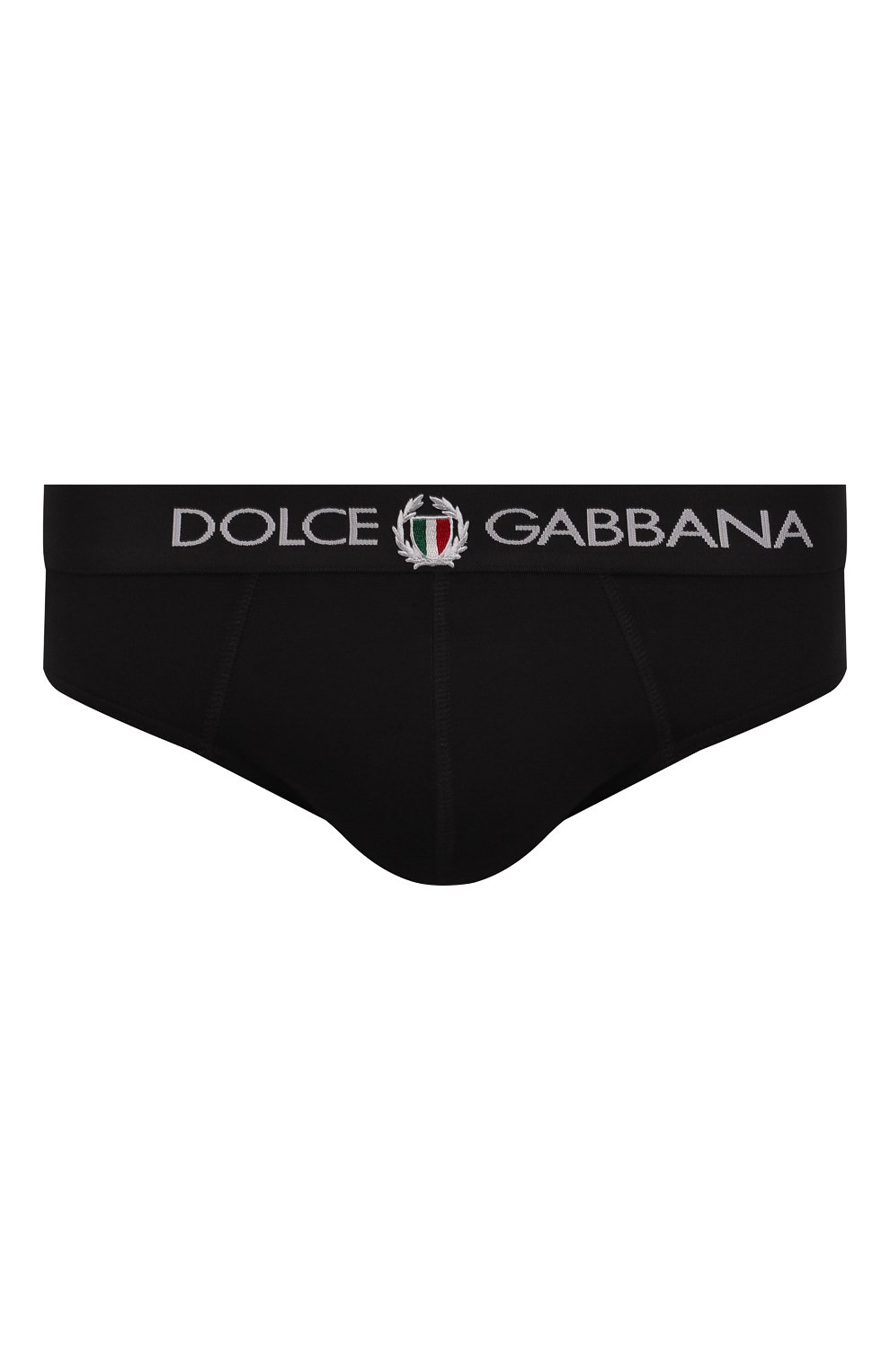 Хлопковые брифы DOLCE & GABBANA черного цвета по цене 5755 руб., арт. M3C01J/FUECG, фото 1 Хлопковые брифы DOLCE & GABBANA, арт. M3C01J/FUECG, фото 1