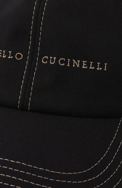 Шерстяная бейсболка BRUNELLO CUCINELLI, арт. MW4649977, фото 4