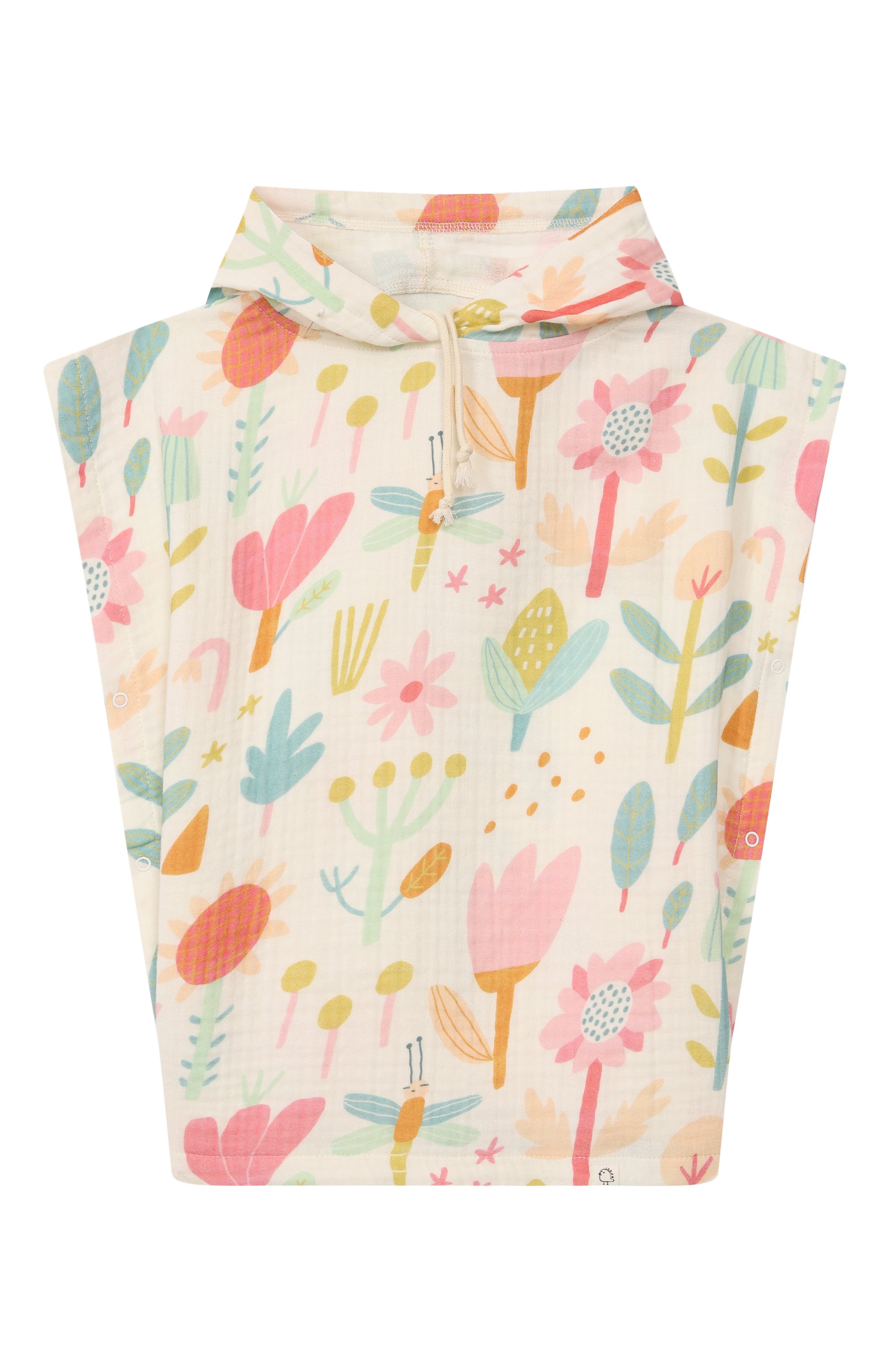 Халат-пончо BUBA KIDS разноцветного цвета по цене 3350 руб., арт. BKPON105-80, фото 1 Халат-пончо BUBA KIDS, арт. BKPON105-80, фото 1