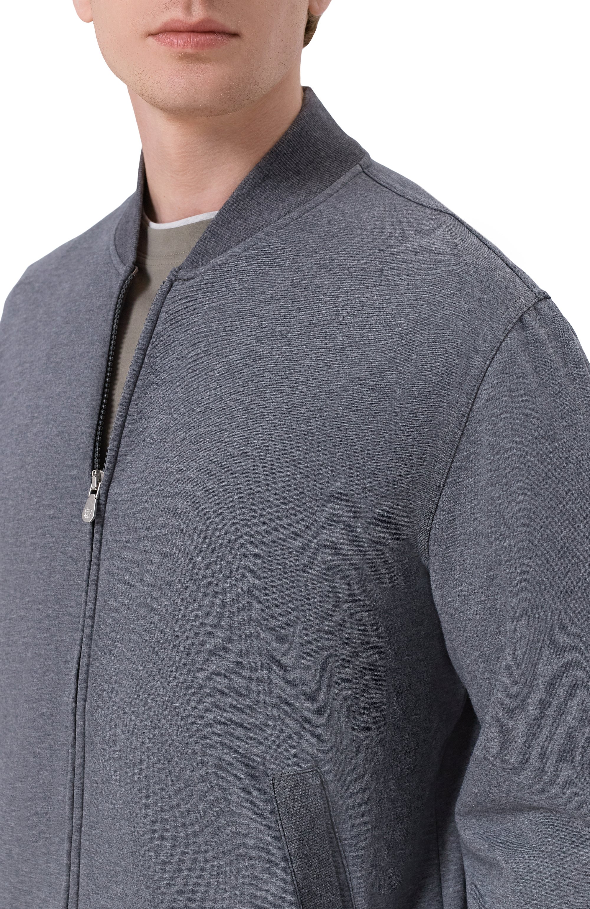 Хлопковая толстовка BRUNELLO CUCINELLI, арт. MW8639072G, фото 5