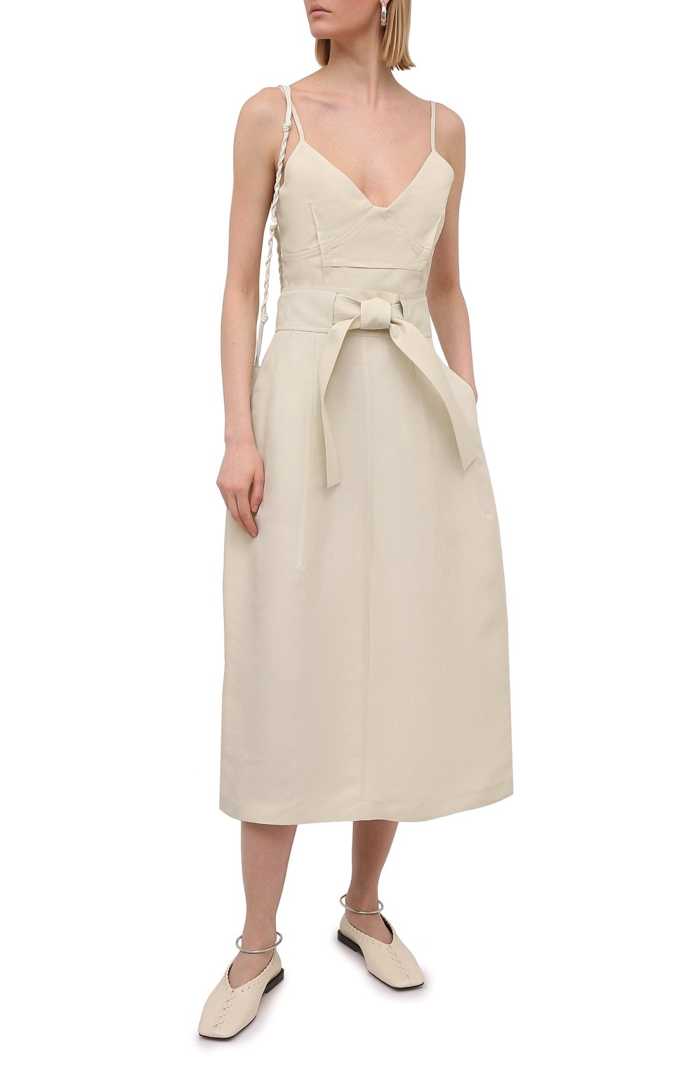Юбка из вискозы и шелка JIL SANDER, арт. JSPS350705-WS391900, фото 2