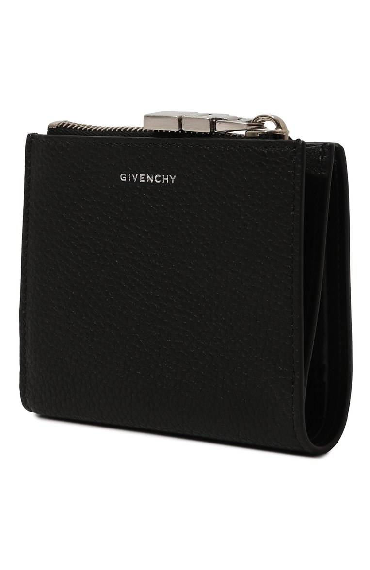 Мужской кожаное портмоне GIVENCHY черного цвета, арт. BK60BX/K18A | Фото 2 (Нос: Не проставлено; Материал: Натуральная кожа)
