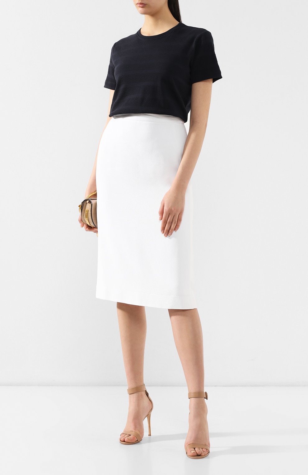 Хлопковая футболка BY MALENE BIRGER, арт. Q66636001/TSH5006S91, фото 2