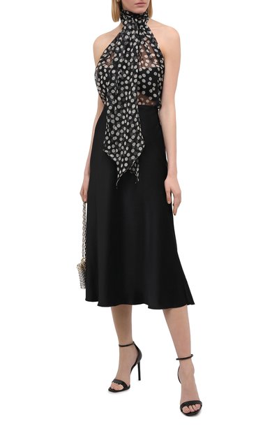 Шелковый топ SAINT LAURENT, арт. 641196/Y8B48, фото 2