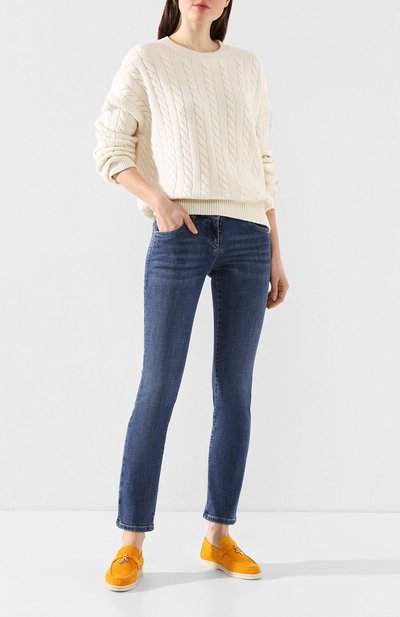 Замшевые лоферы summer walk LORO PIANA, арт. FAE5444, фото 2