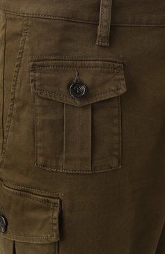 Мужские джинсовые шорты DSQUARED2 хаки цвета, арт. S74MU0780/S39021 | Фото 6 (Длина Шорты М: До колена; Материал сплава: Проставлено; Драгоценные камни: Проставлено; Кросс-КТ: Деним; Силуэт М (брюки): Карго; Случай: Повседневный; Принт: Без принта; Материал внешний: Деним, Хлопок; Стили: Милитари)