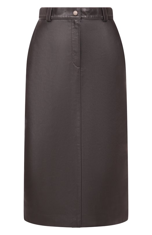 Кожаная юбка Noble&Brulee NB98/011124/2 Коричневый NB98/011124/2