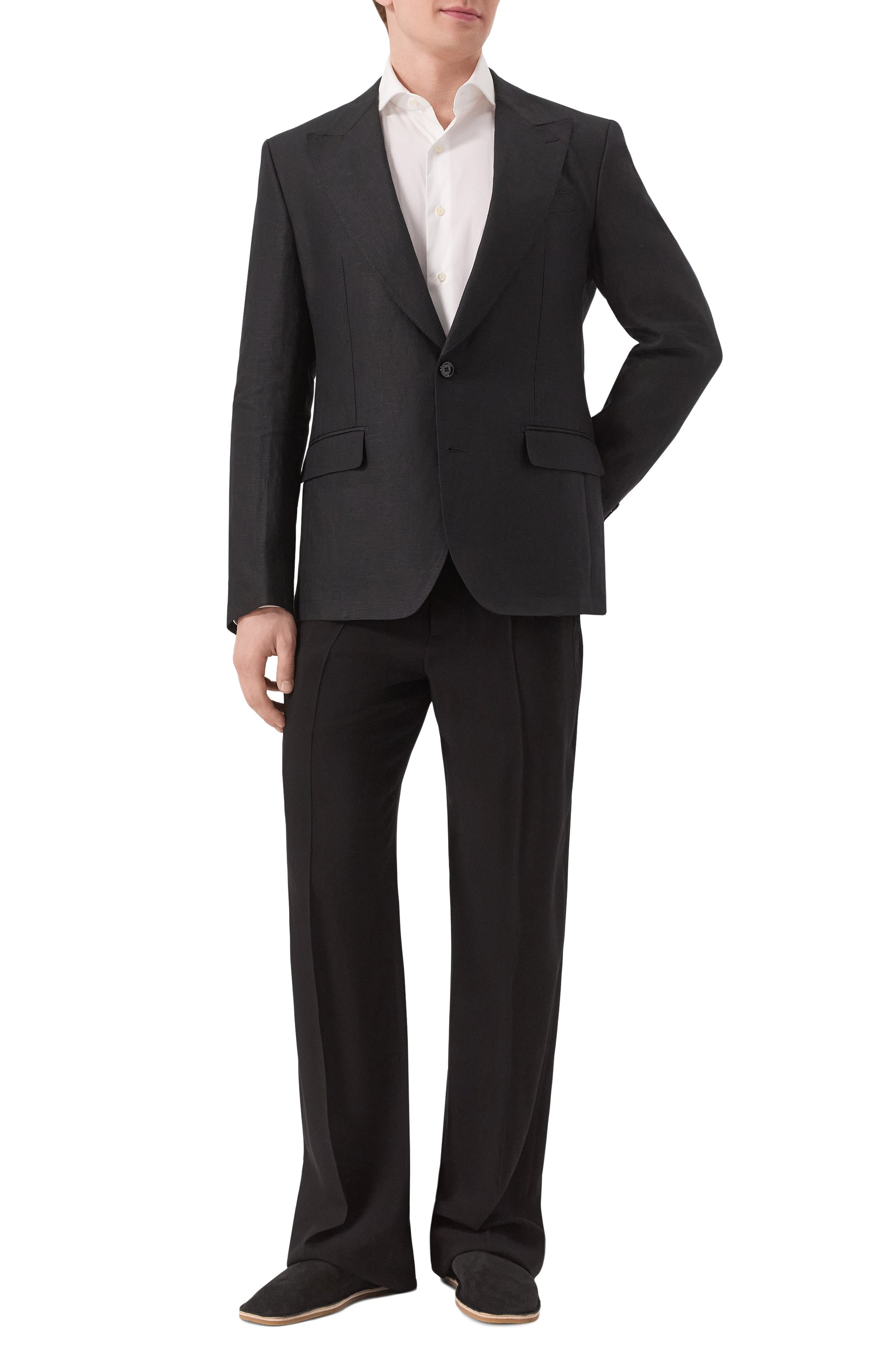 Замшевые слиперы DRIES VAN NOTEN, арт. MS251/1487/106, фото 2