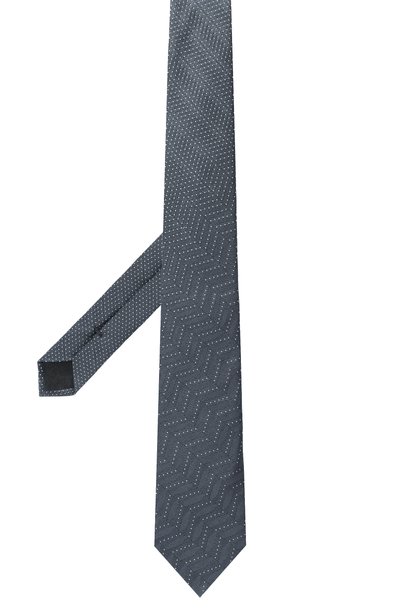 Шелковый галстук GIORGIO ARMANI темно-серого цвета по цене 26450 руб., арт. GM000800/TE22440, фото 3 Шелковый галстук GIORGIO ARMANI, арт. GM000800/TE22440, фото 3