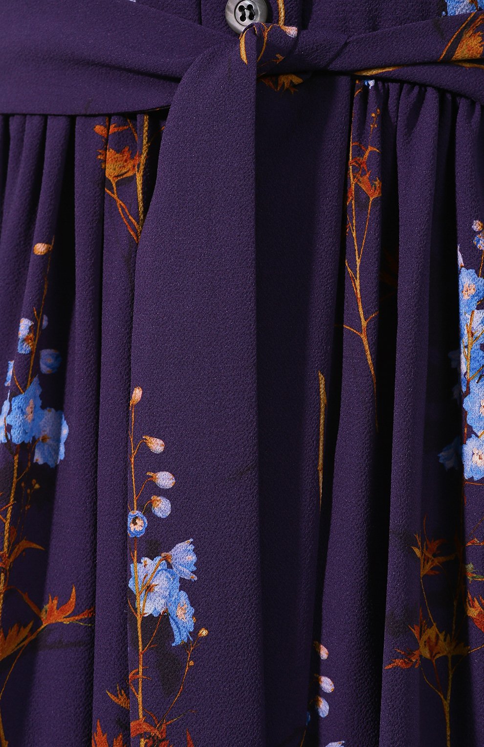 Платье с принтом DRIES VAN NOTEN фиолетового цвета по цене 58950 руб., арт. 192-31017-8009, фото 5 Платье с принтом DRIES VAN NOTEN, арт. 192-31017-8009, фото 5