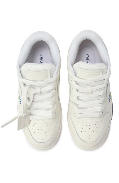 Кожаные кеды out of office OFF-WHITE, арт. 0BIA011S25LEA002/34-36, фото 4