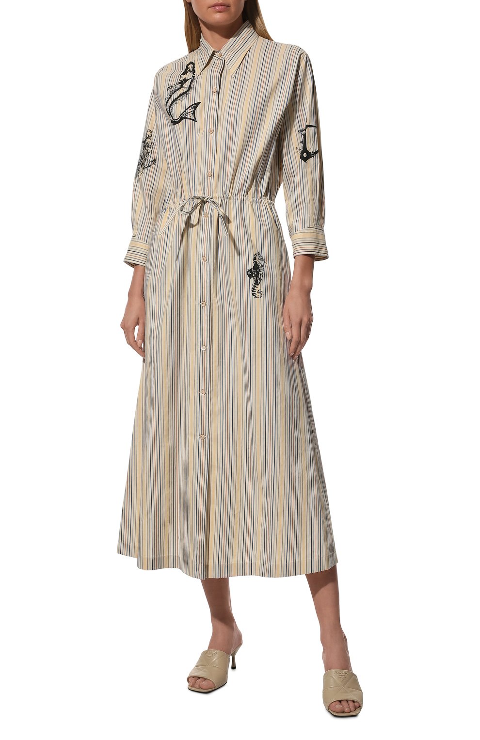Хлопковое платье PRADA, арт. P3G73G-10M5-F0013-221, фото 2