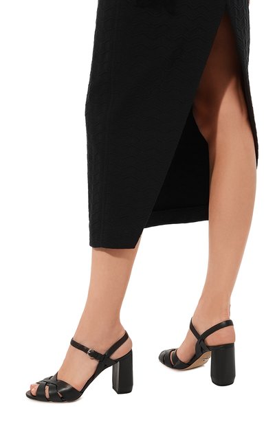 Кожаные босоножки PRADA, арт. 1X403L-3A6F-F0002-085, фото 3