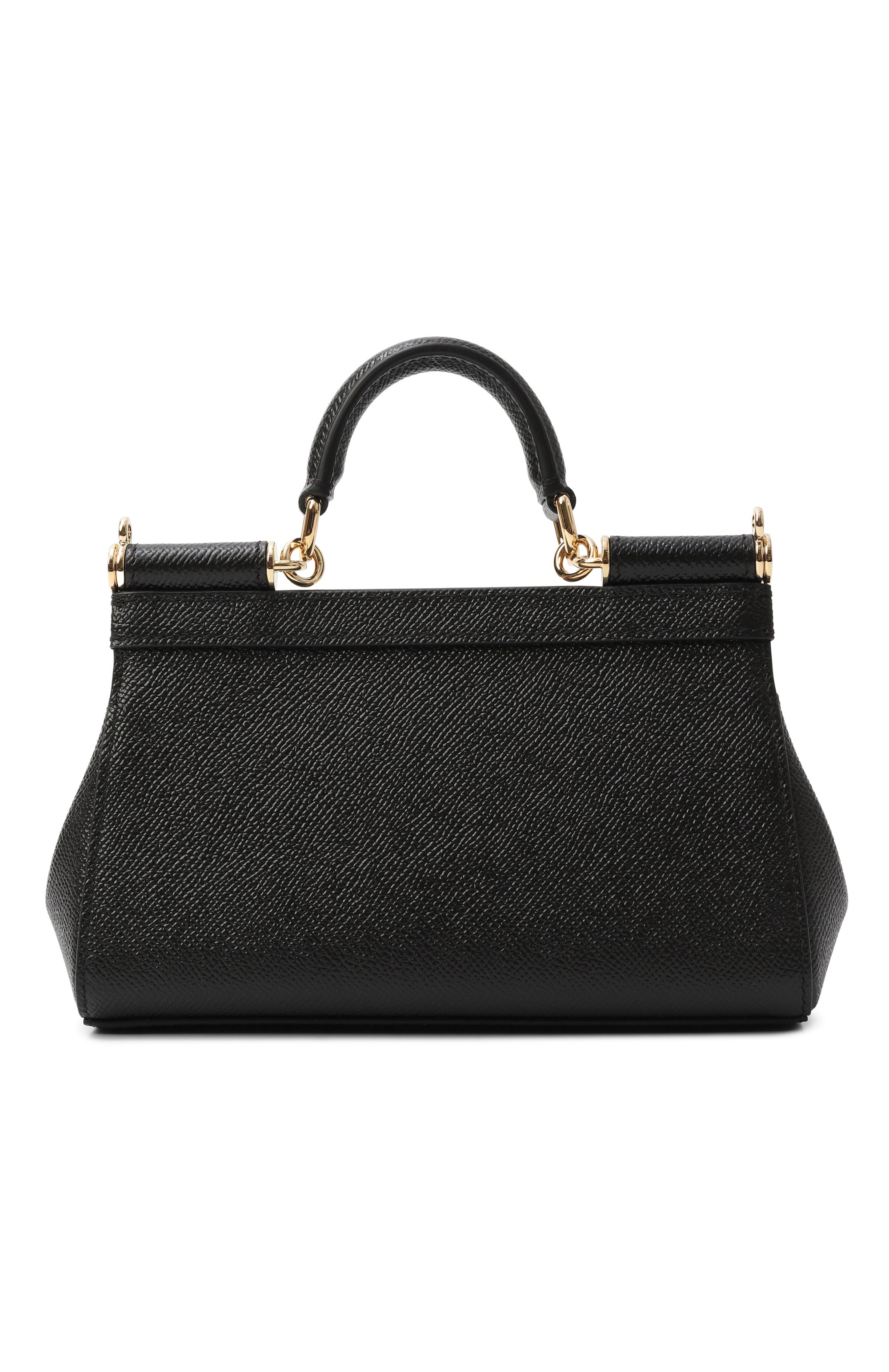 Сумка sicily small DOLCE & GABBANA черного цвета по цене 143000 руб., арт. BB7116/B1001, фото 6 Сумка sicily small DOLCE & GABBANA, арт. BB7116/B1001, фото 6