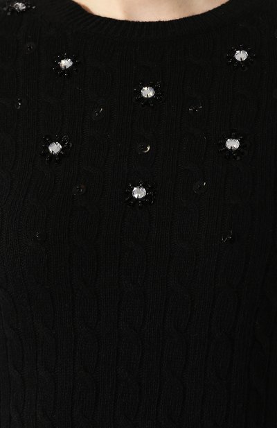 Пуловер из смеси шерсти и вискозы REDVALENTINO, арт. RR3KCA18/BLM, фото 5