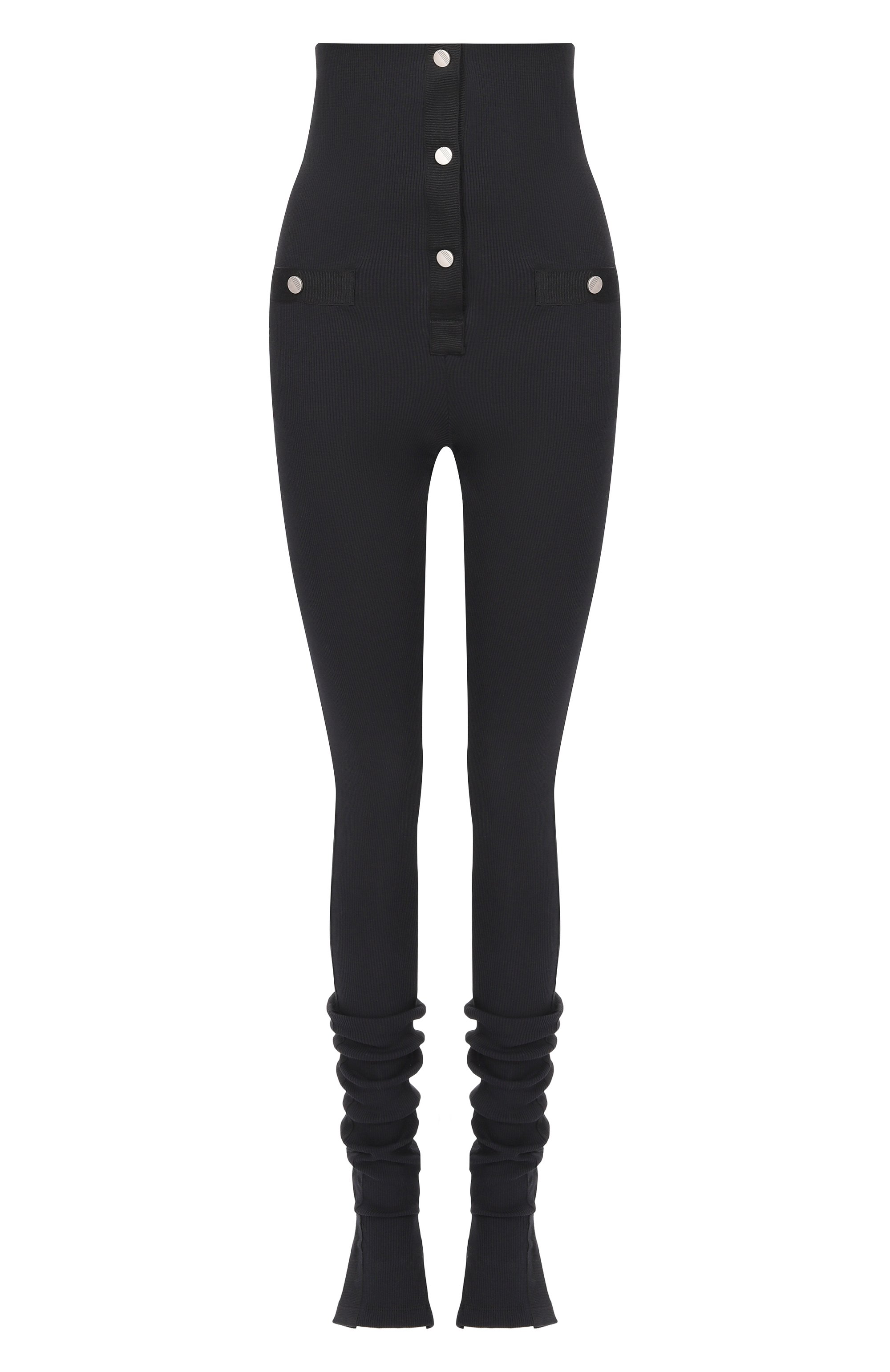 Хлопковые легинсы THE ATTICO, арт. 260WCP00261/JJJ073AA, фото 1