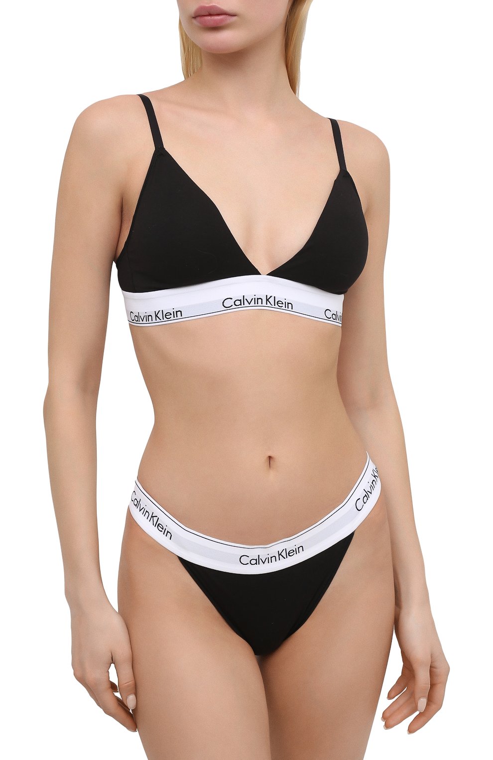 Трусы-слипы CALVIN KLEIN черного цвета по цене 3245 руб., арт. QF4977A, фото 2 Трусы-слипы CALVIN KLEIN, арт. QF4977A, фото 2