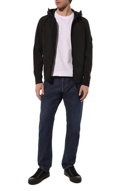 Бомбер C.P. COMPANY черного цвета по цене 45400 руб., арт. 14CM0W002A-005968A, фото 2 Бомбер C.P. COMPANY, арт. 14CM0W002A-005968A, фото 2