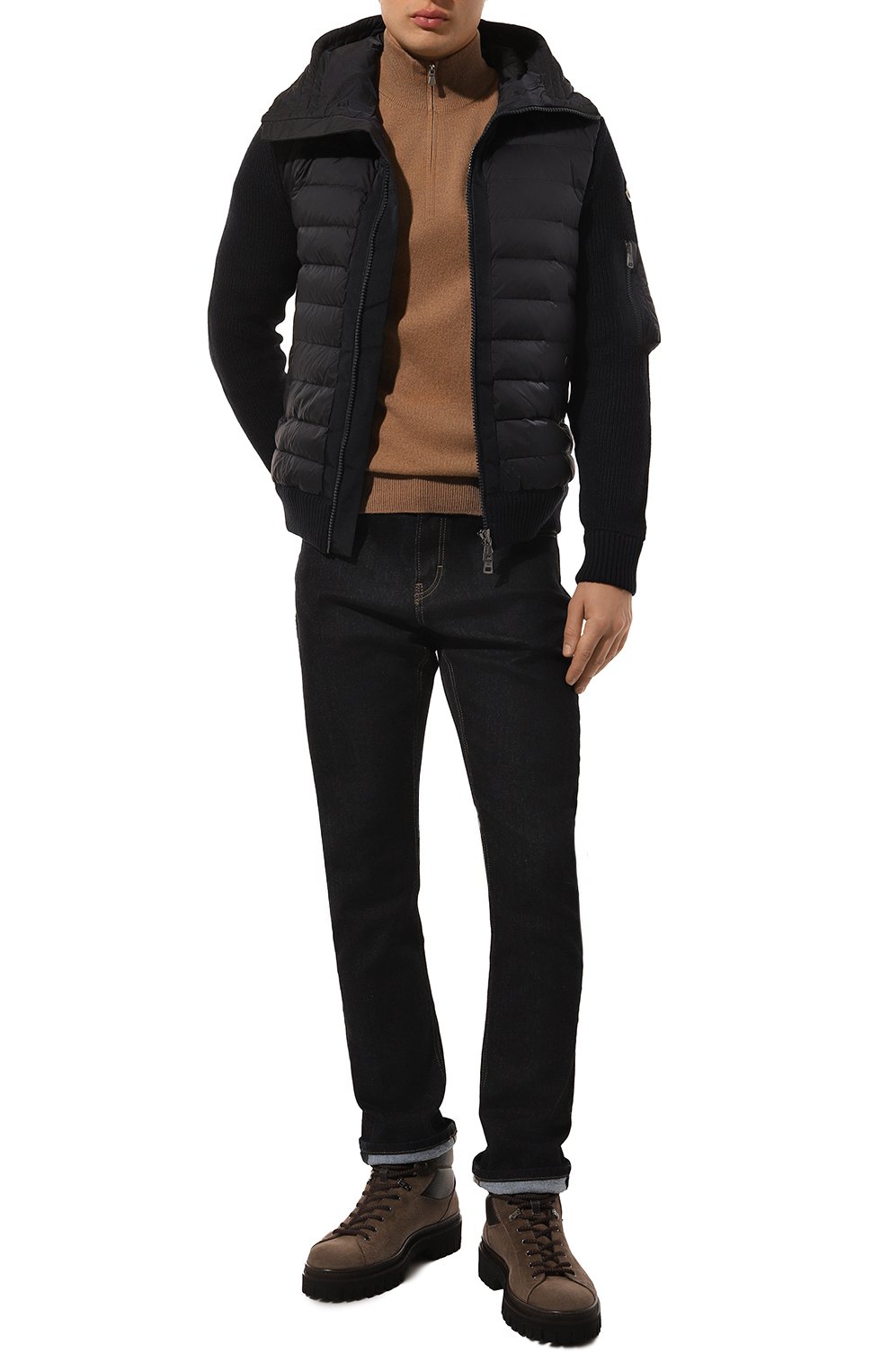 Комбинированный кардиган MONCLER, арт. 9B508-00-A9340, фото 2