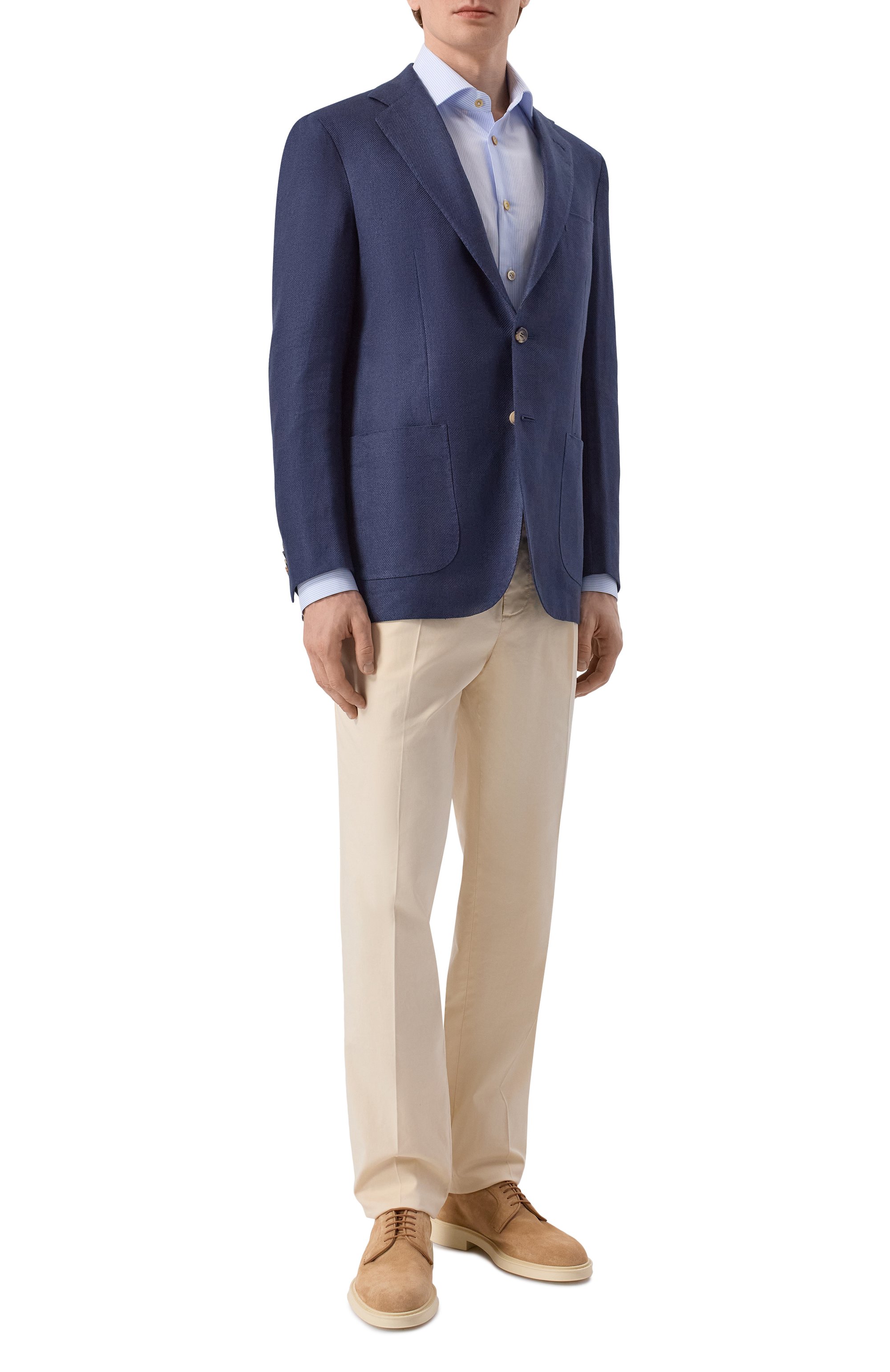 Замшевые дерби KITON, арт. USSA414N01392, фото 2