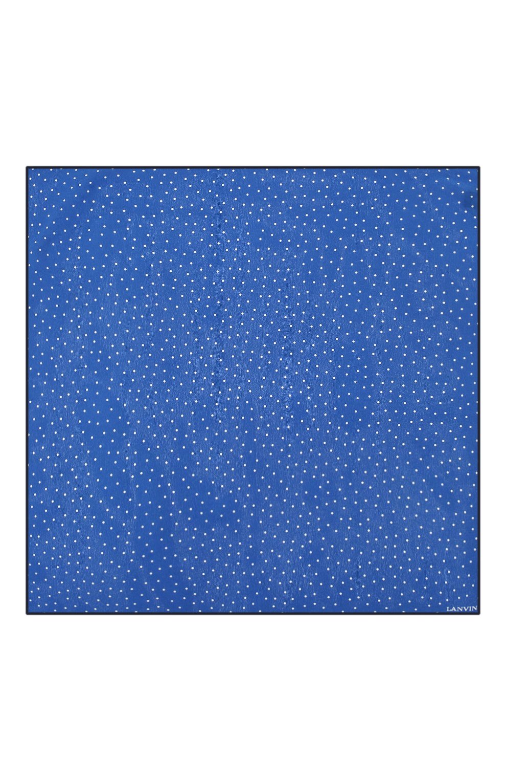 Шелковый платок LANVIN синего цвета по цене 7250 руб., арт. 3465/HANDKERCHIEF, фото 3 Шелковый платок LANVIN, арт. 3465/HANDKERCHIEF, фото 3