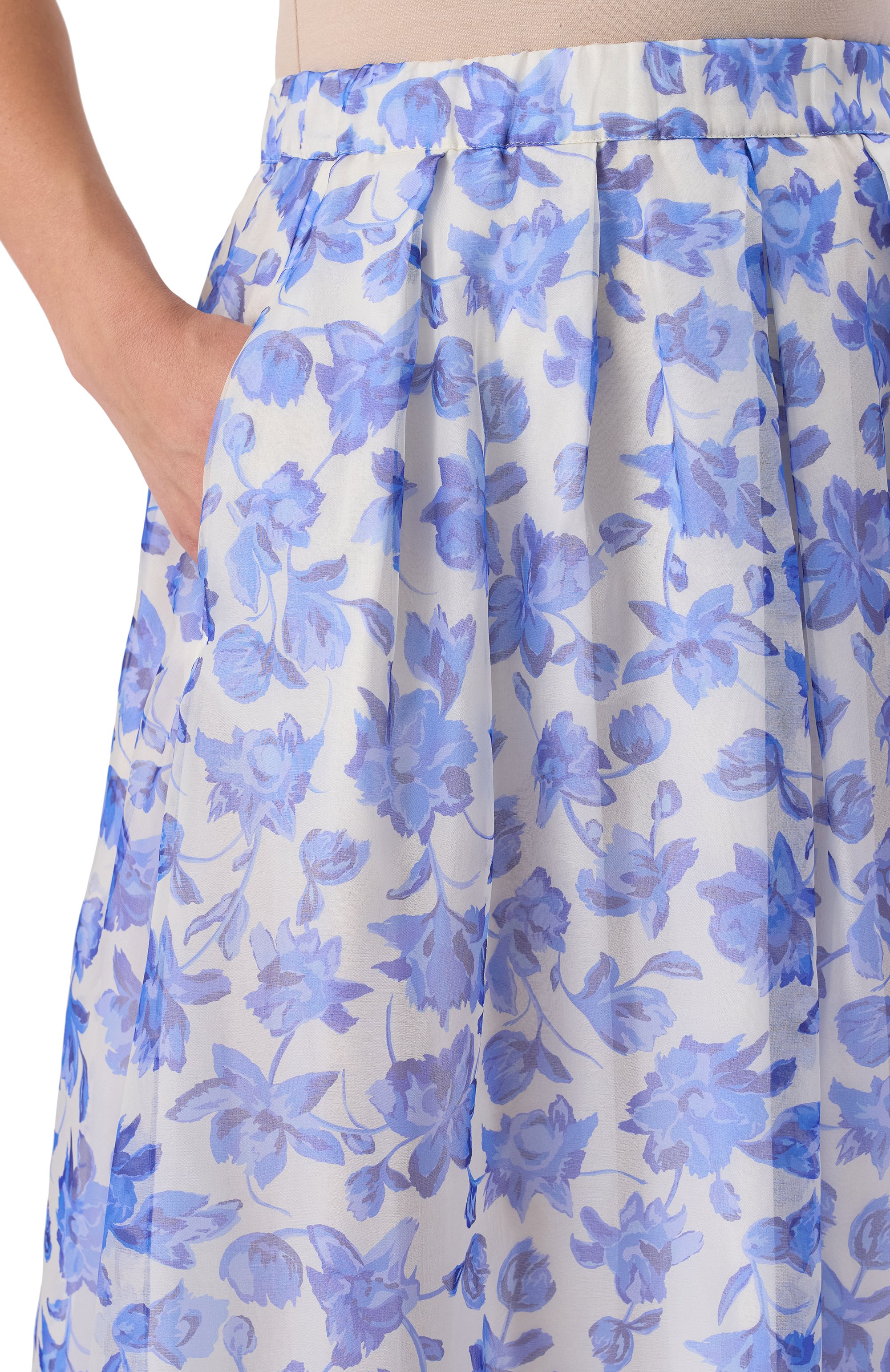 Шелковая юбка WEEKEND MAX MARA, арт. MARCA, фото 5