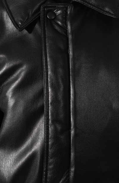 Бомбер NANUSHKA, арт. B0MI_BLACK_VEGAN LEATHER, фото 5