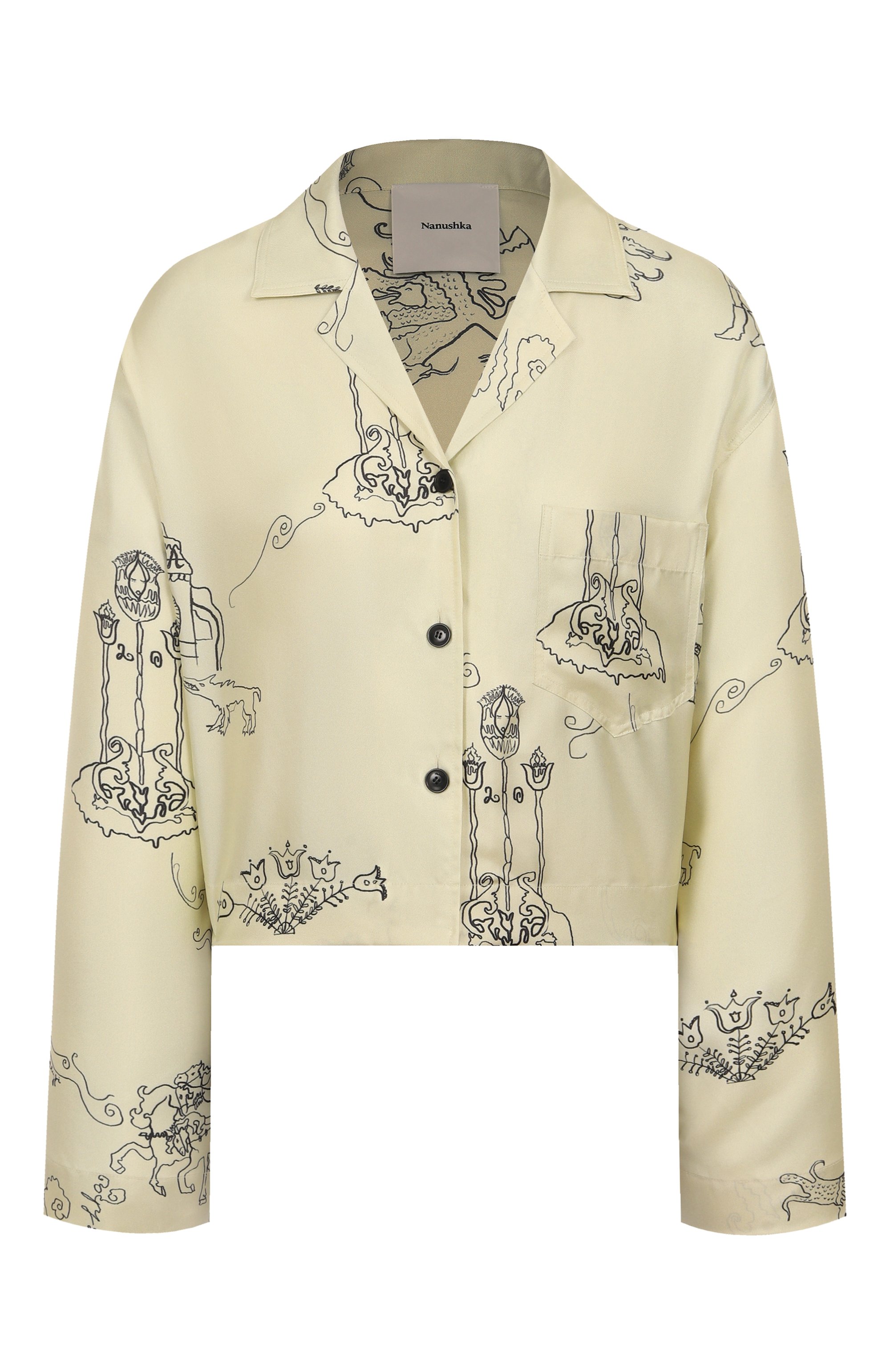 Шелковая блузка NANUSHKA, арт. NW25SSTP31250, фото 1