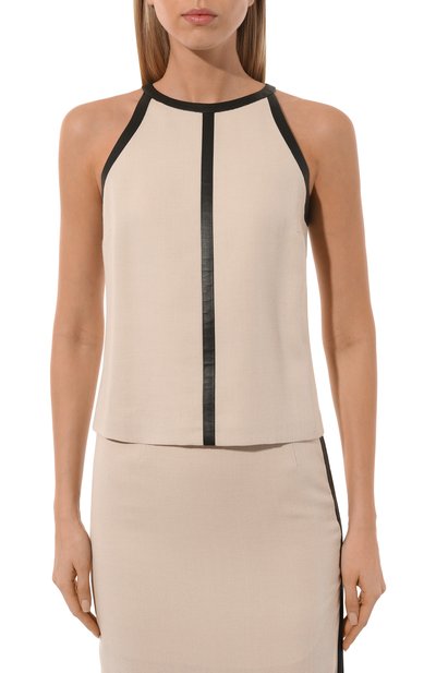 Топ из шерсти и вискозы LOUVE кремового цвета по цене 62000 руб., арт. 24-3-02-06-06, фото 3 Топ из шерсти и вискозы LOUVE, арт. 24-3-02-06-06, фото 3