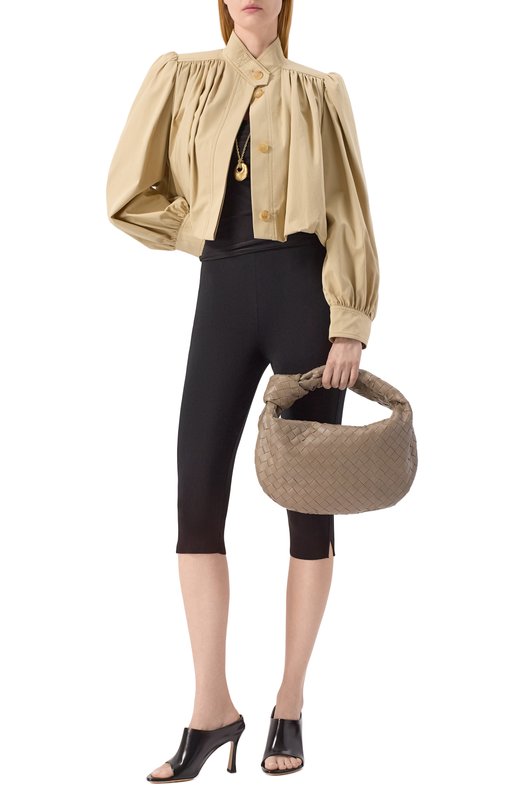 Сумка Jodie small Bottega Veneta 690225/VCPP0 Бежевый  690225/VCPP0 Фото 7