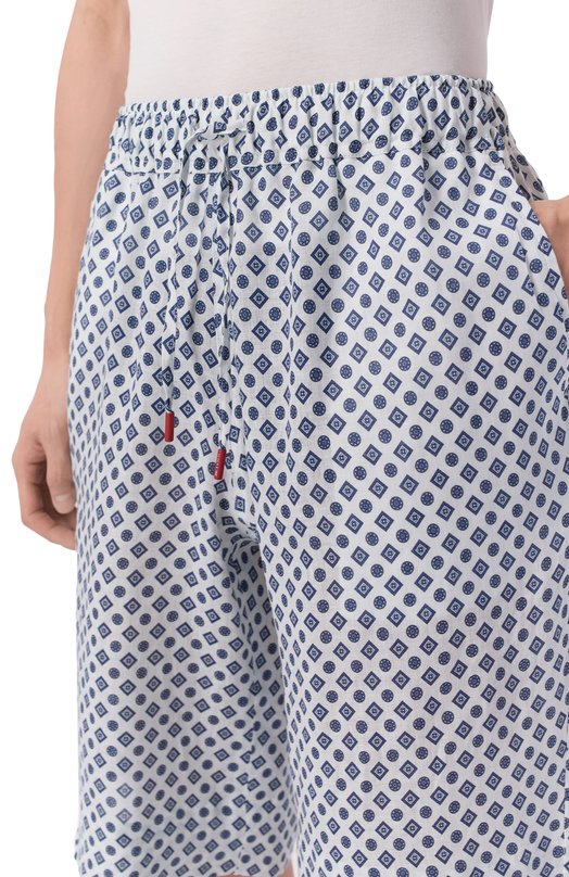 Льняные шорты Kiton UPN005H09719 Белый  UPN005H09719 Фото 5