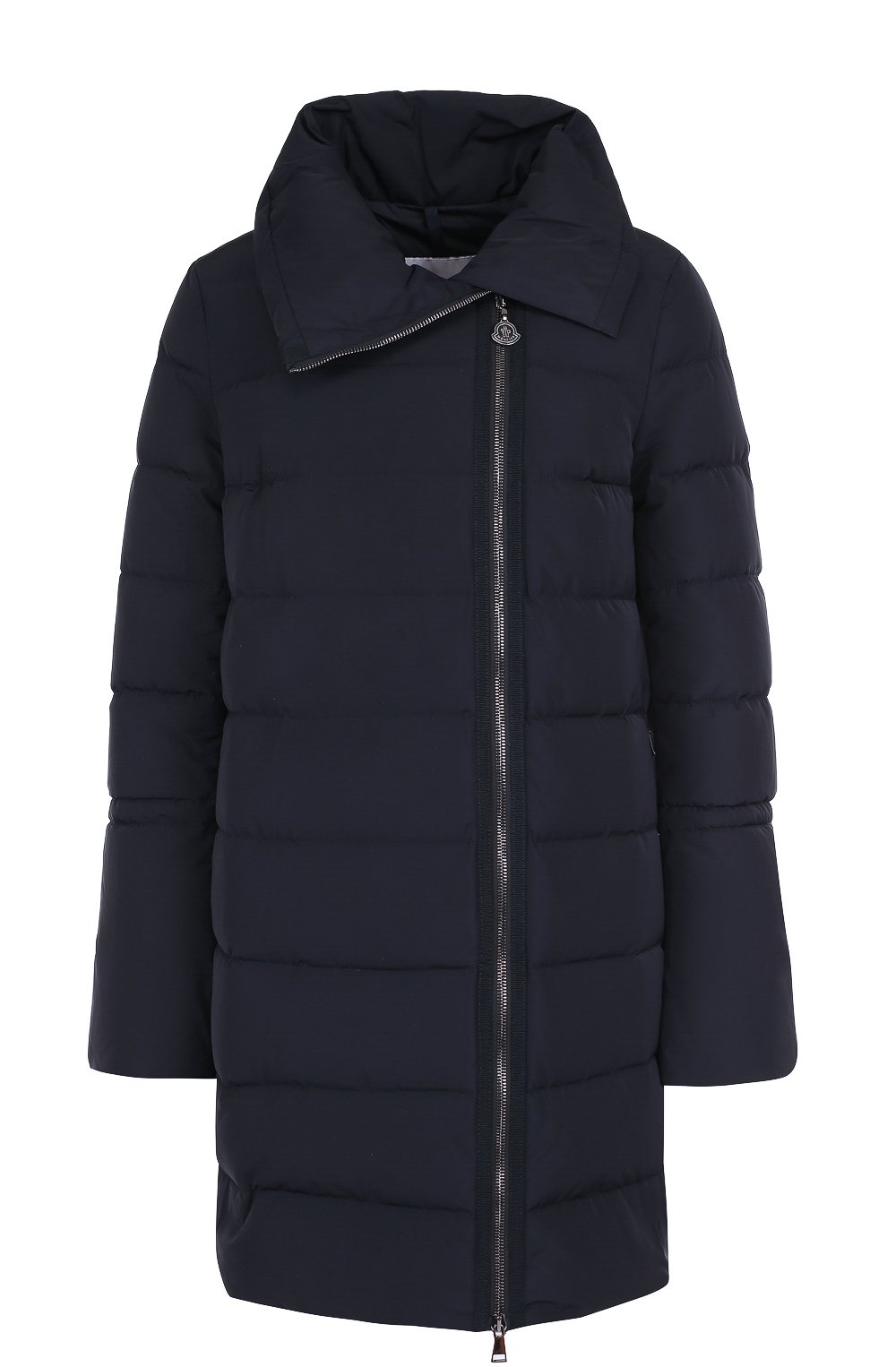Стеганый пуховик с косой молнией MONCLER, арт. C2-093-49976-00-54543, фото 1
