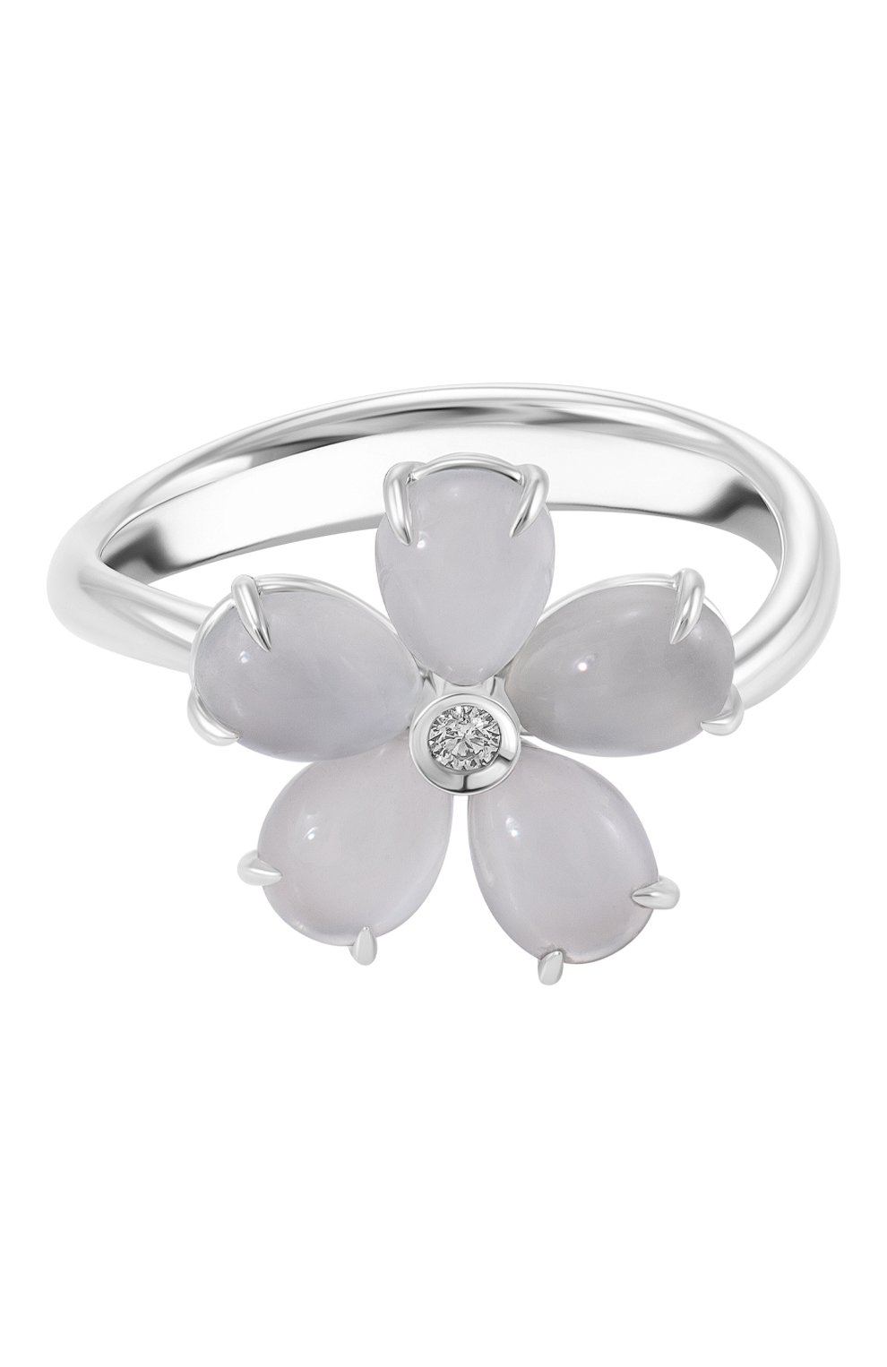 Кольцо MERCURY бесцветного цвета по цене 468000 руб., арт. MR18723/WG/FLMST_L, фото 2 Кольцо MERCURY, арт. MR18723/WG/FLMST_L, фото 2