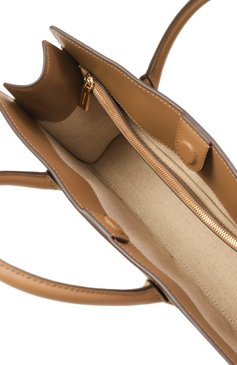 Женская сумка scarlett medium MICHAEL MICHAEL KORS бежевого цвета, арт. 30R5GETS2V | Фото 5 (Ремень/цепочка: На ремешке; Размер: medium; Драгоценные камни: Проставлено; Материал сплава: Проставлено; Материал: Канва)