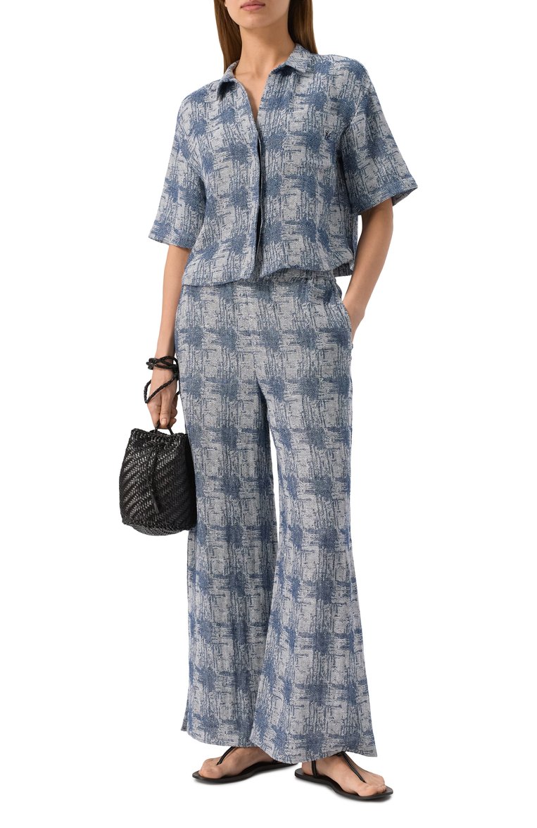 Льняная рубашка EMPORIO ARMANI, арт. EW000871/AF12524, фото 1