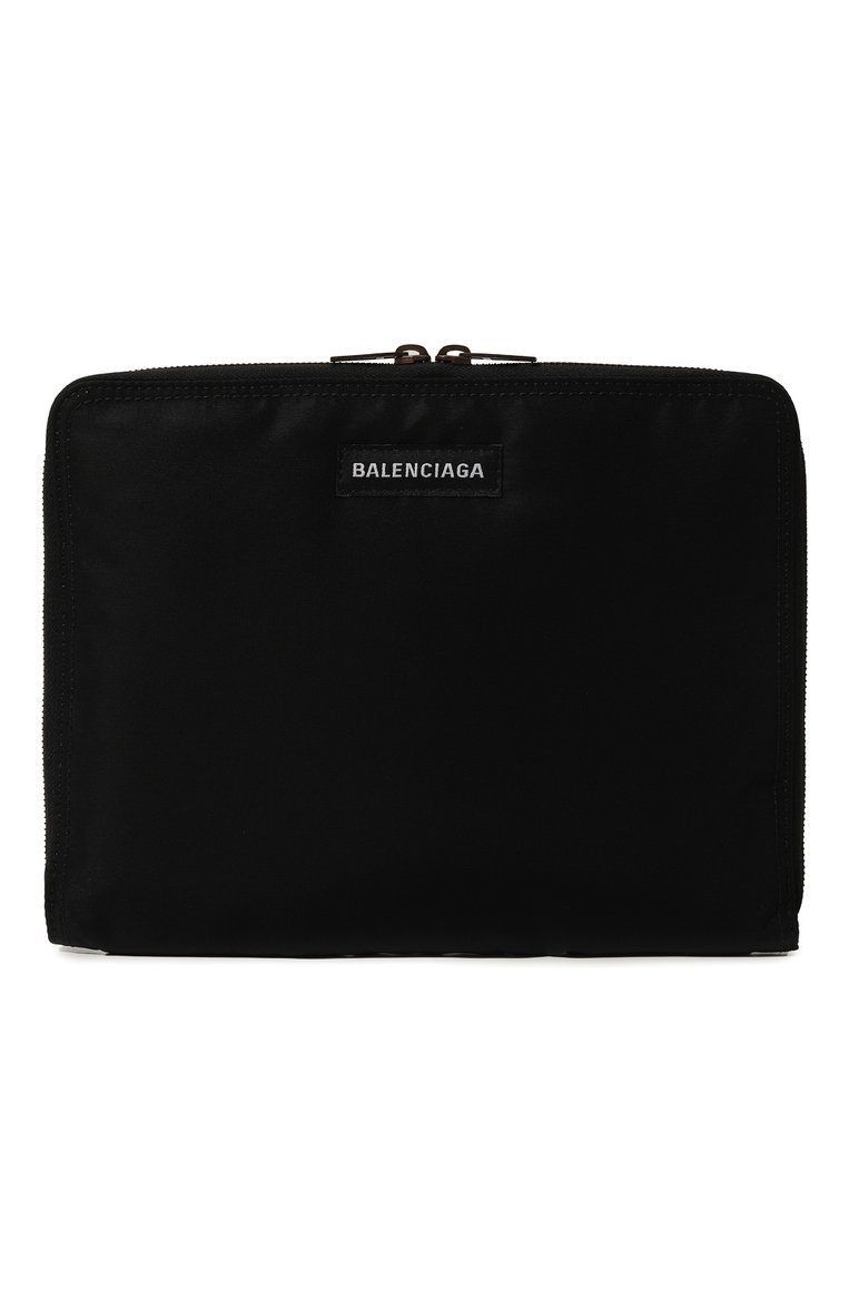 Текстильный чехол для ipad BALENCIAGA черного цвета, арт. 704565/2HM3T | Фото 1 (Региональные ограничения белый список (Axapta Mercury): Не проставлено; Нос: Не проставлено; Материал: Текстиль)