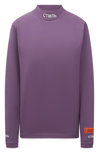 Женская хлопковый лонгслив HERON PRESTON, арт. HWAB015R21JER0013501